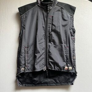 Vintage Race Face Mountain Bike Cycling Oversized Vest Grey Black Medium